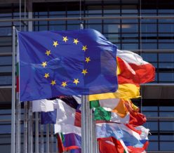 Conjunto de banderas de la Comunidad europea