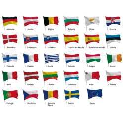 Banderas Países de la Unión Europea 120 x 180 cm